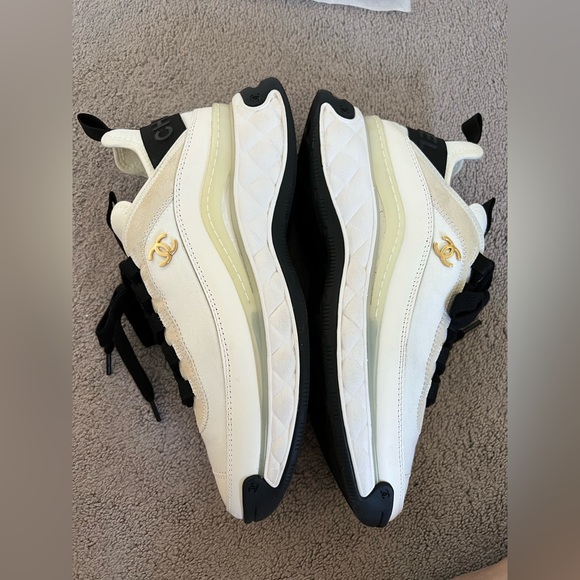 CHANEL Mixed Fiber Sneakers 38 - Picture 5 of 13